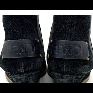 Fendi suede black booties 7
